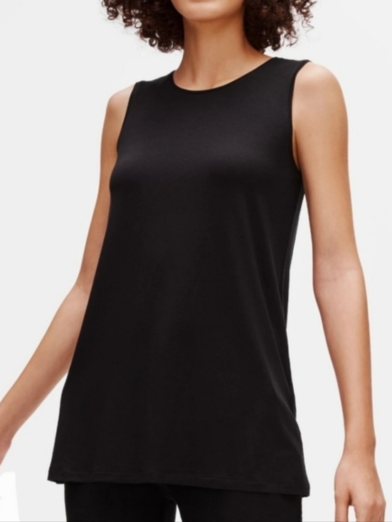 Eileen Fisher Tops - EILEEN FISHER  Sleeveless Tank Top In Black Size Large